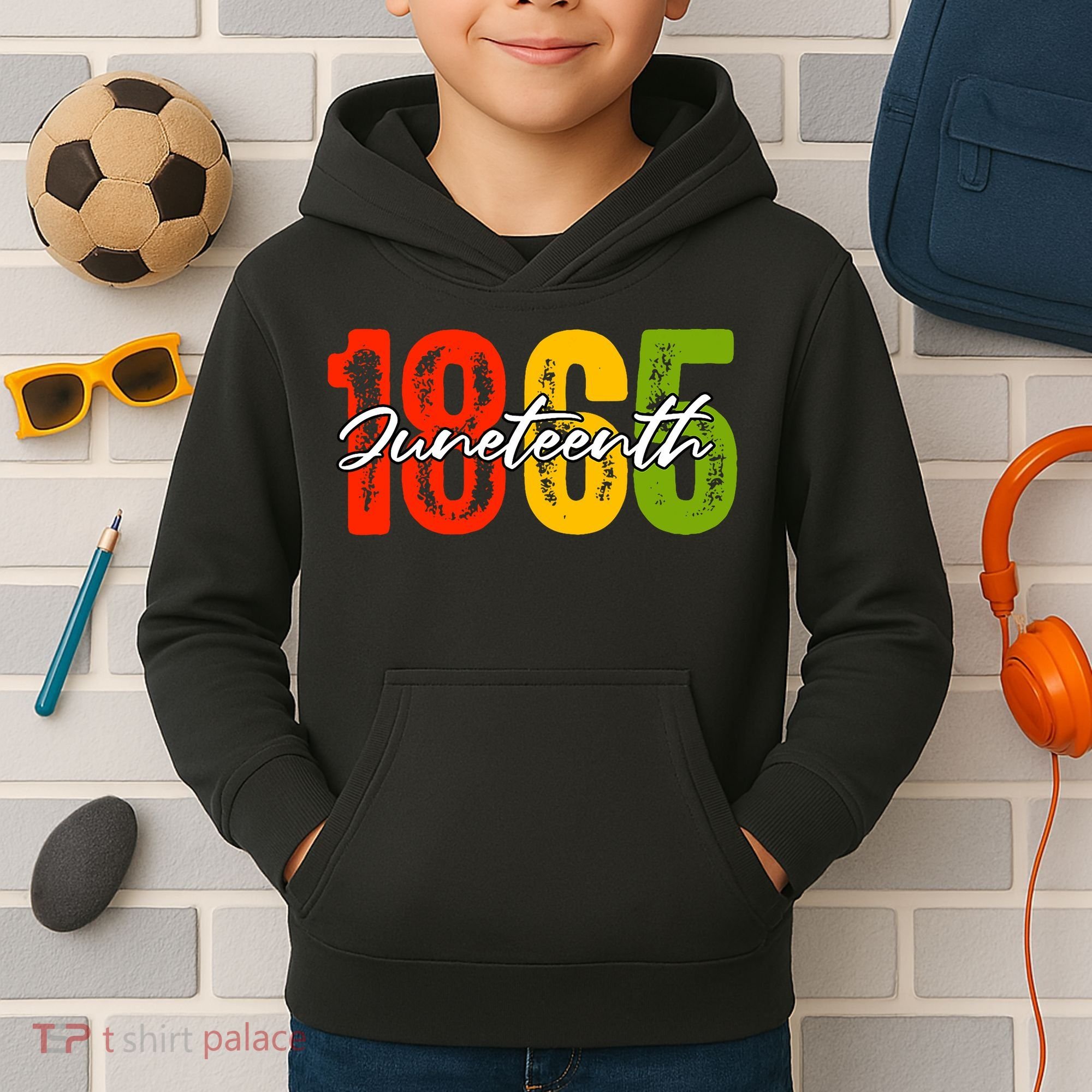 Juneteenth 1865 Kids Hoodie