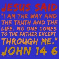 John 14:6 Jesus Said I Am The Way The Truth And The Life Cool Gift T-Shirt thumb 7