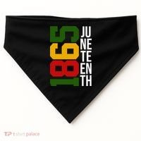 Juneteenth 1865 USA-Made Doggie Bandana thumb 0