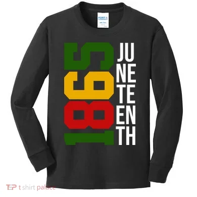 Juneteenth 1865 Kids Long Sleeve Shirt