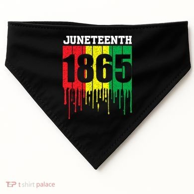 Juneteenth 1865 USA-Made Doggie Bandana