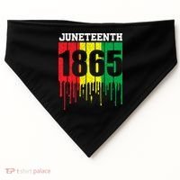 Juneteenth 1865 USA-Made Doggie Bandana thumb 0