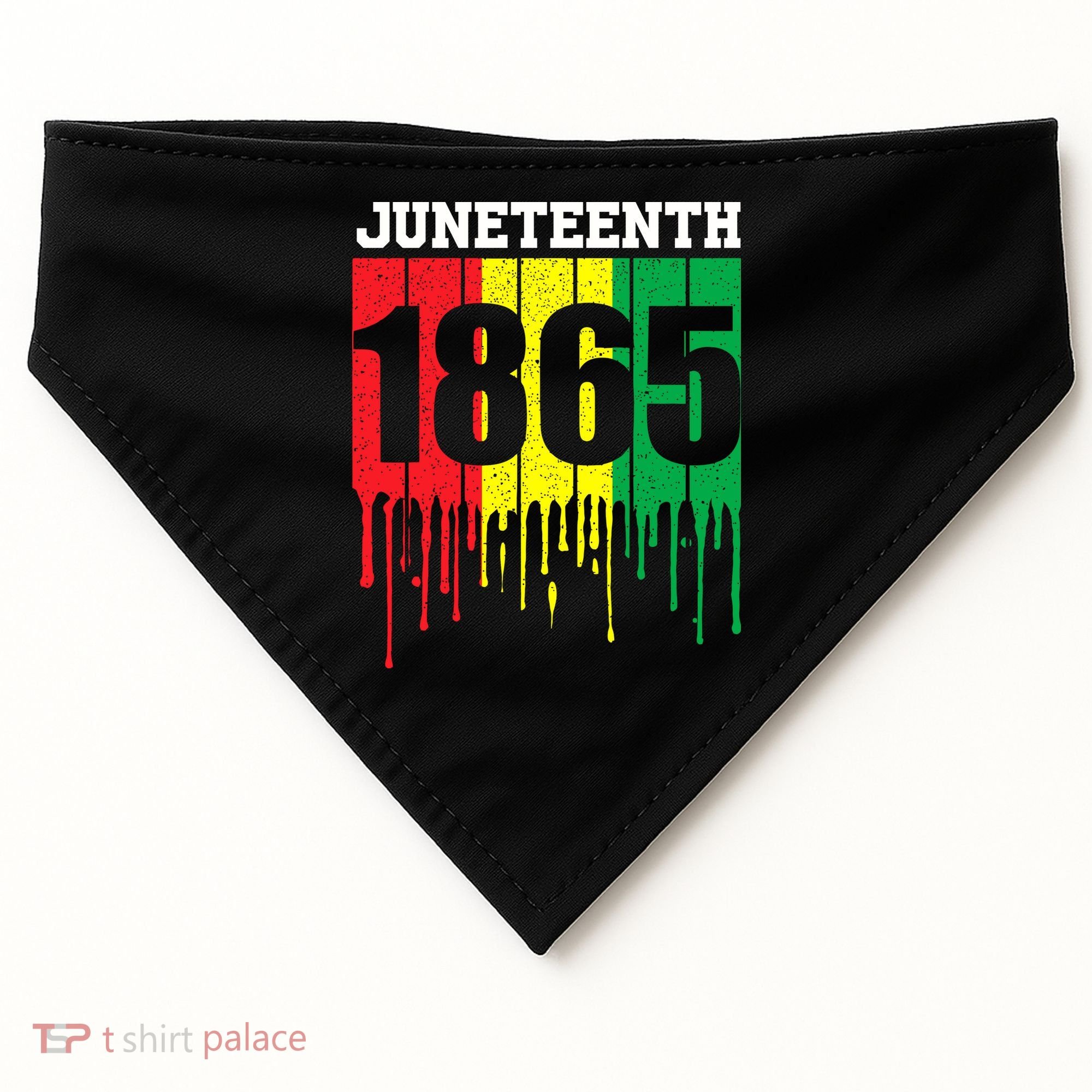 Juneteenth 1865 USA-Made Doggie Bandana