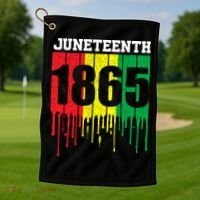 Juneteenth 1865 Golf Towel thumb 1