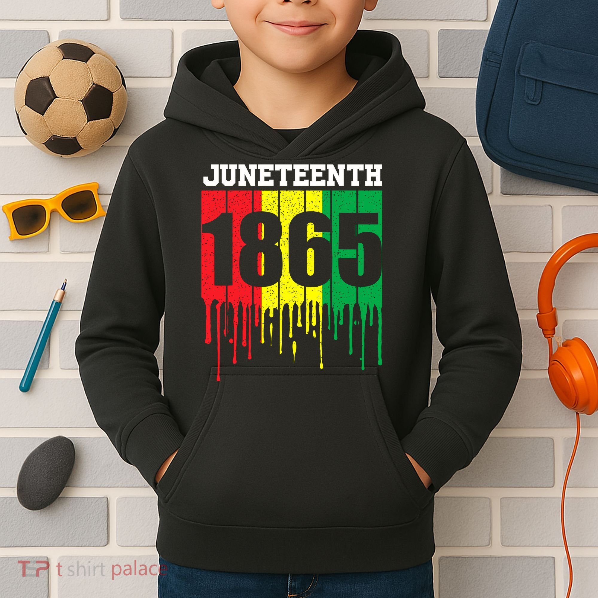 Juneteenth 1865 Kids Hoodie