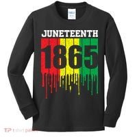 Juneteenth 1865 Kids Long Sleeve Shirt thumb 0