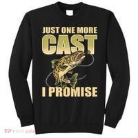 Just 1 More Cast I Promise Fish Fishing Sweatshirt thumb 0