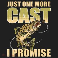 Just 1 More Cast I Promise Fish Fishing Hat thumb 2