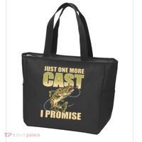 Just 1 More Cast I Promise Fish Fishing Tote Bag thumb 3