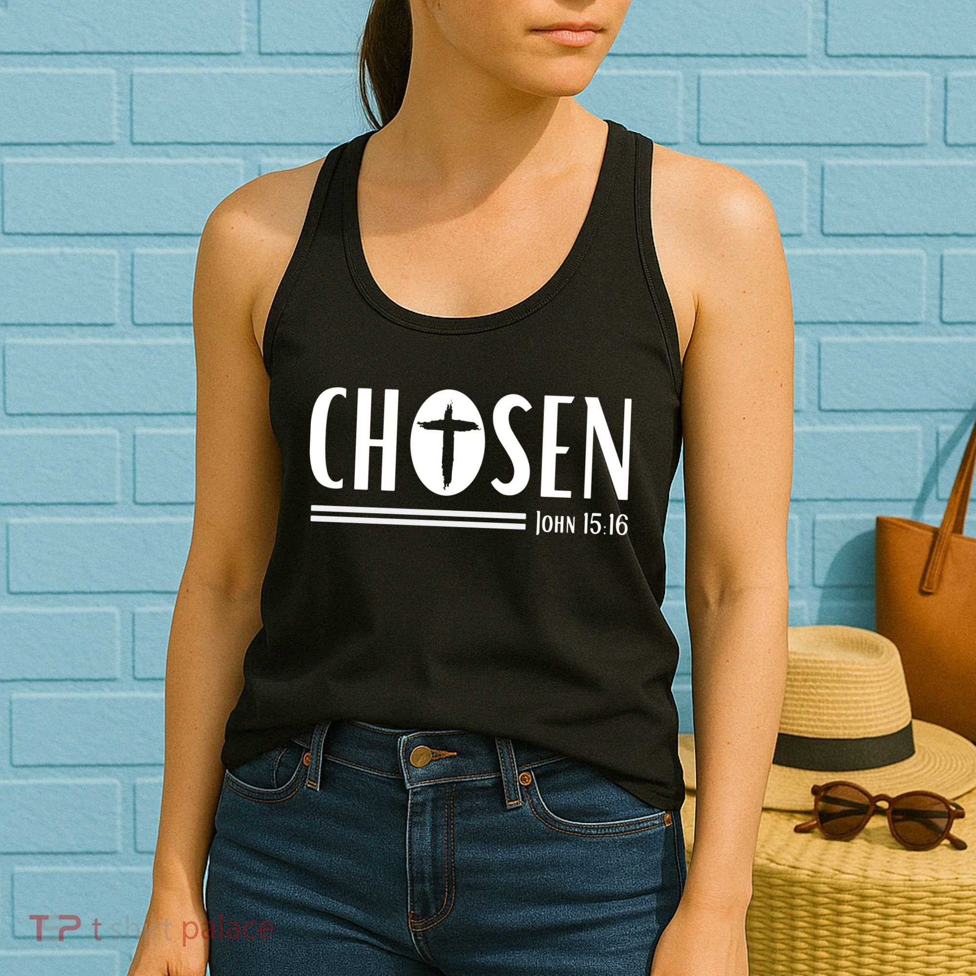 John 1516 Pullover Chosen Christian Streetwear Women's Tank Top