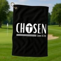 John 1516 Pullover Chosen Christian Streetwear Golf Towel thumb 1