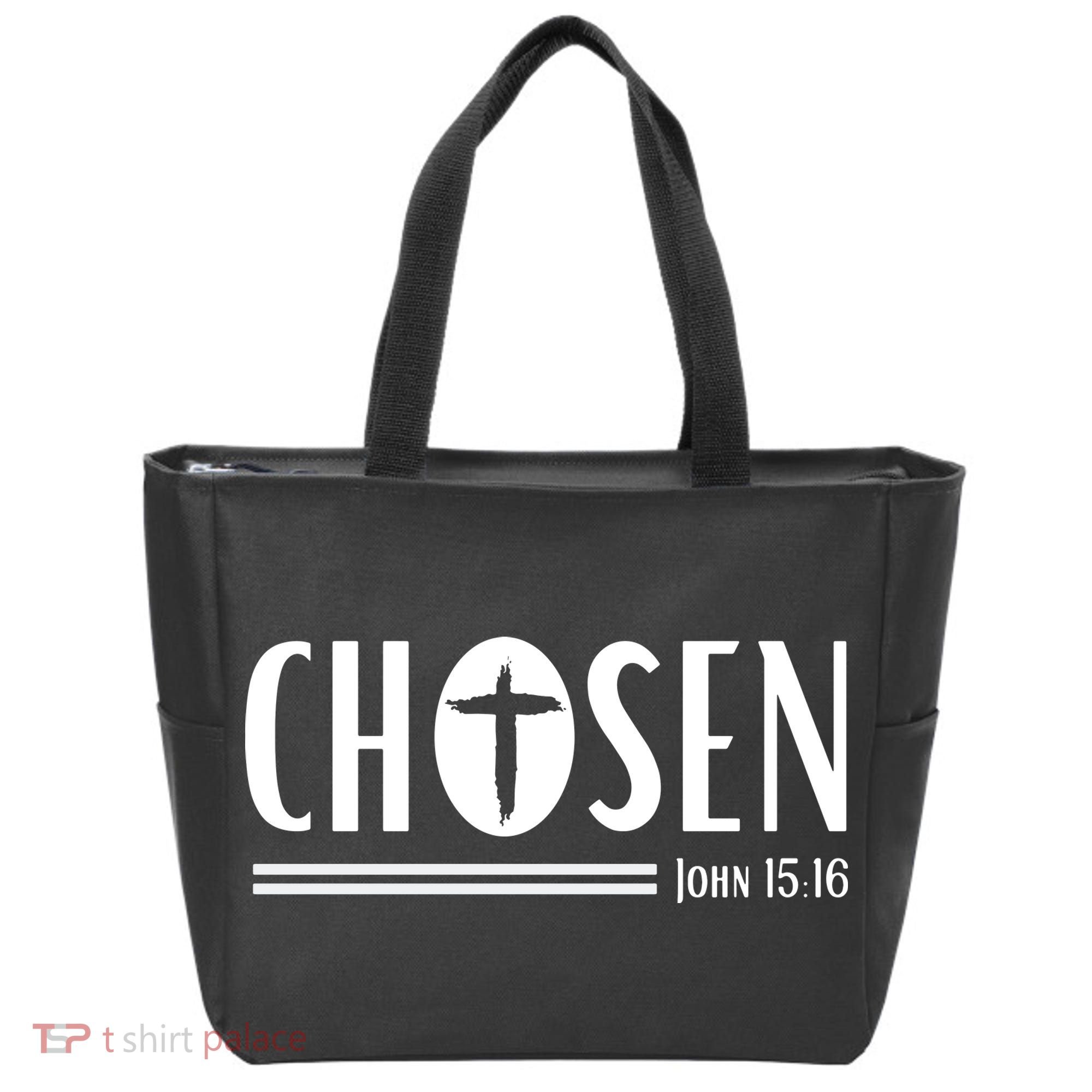 John 1516 Pullover Chosen Christian Streetwear Tote Bag