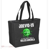 Joevid 19 The Virus That Killed America Funny Joe Biden Tote Bag thumb 2
