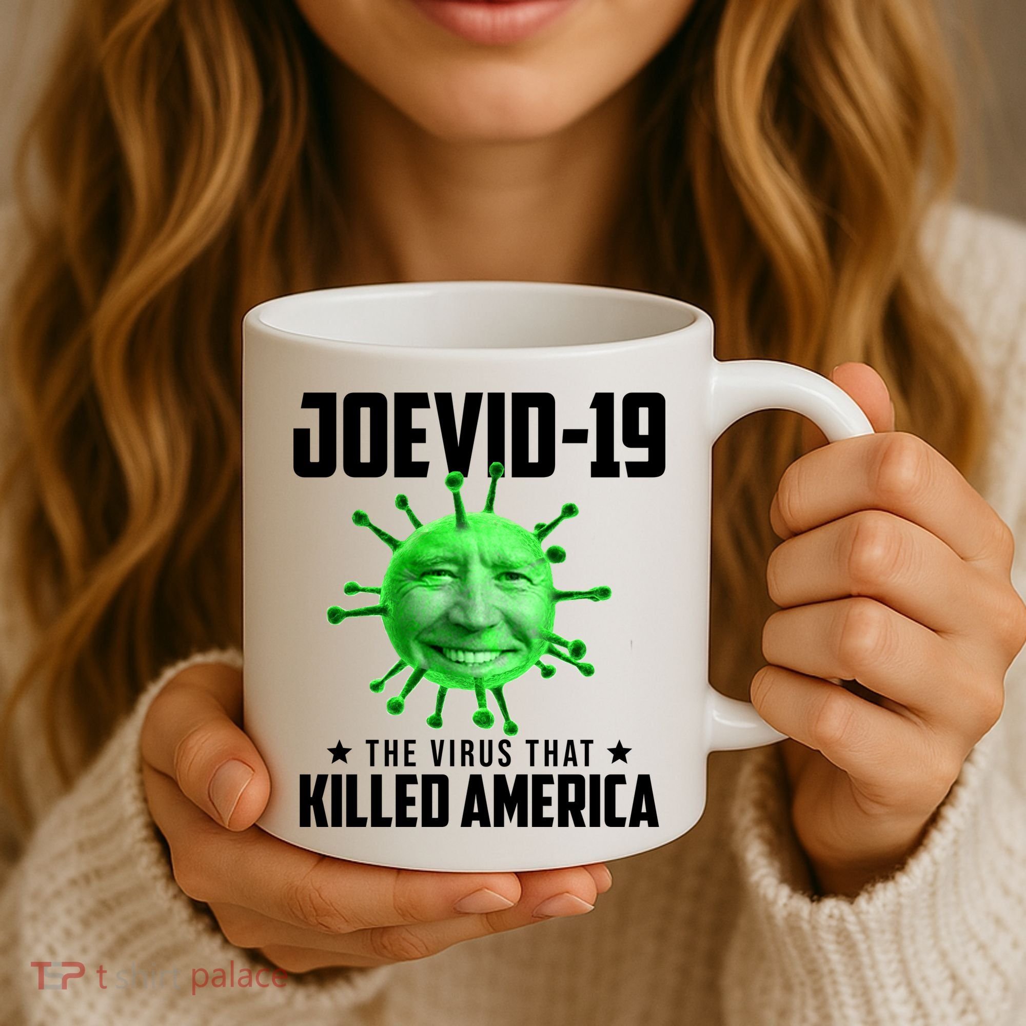 Joevid 19 The Virus That Killed America Funny Joe Biden Coffee Mug