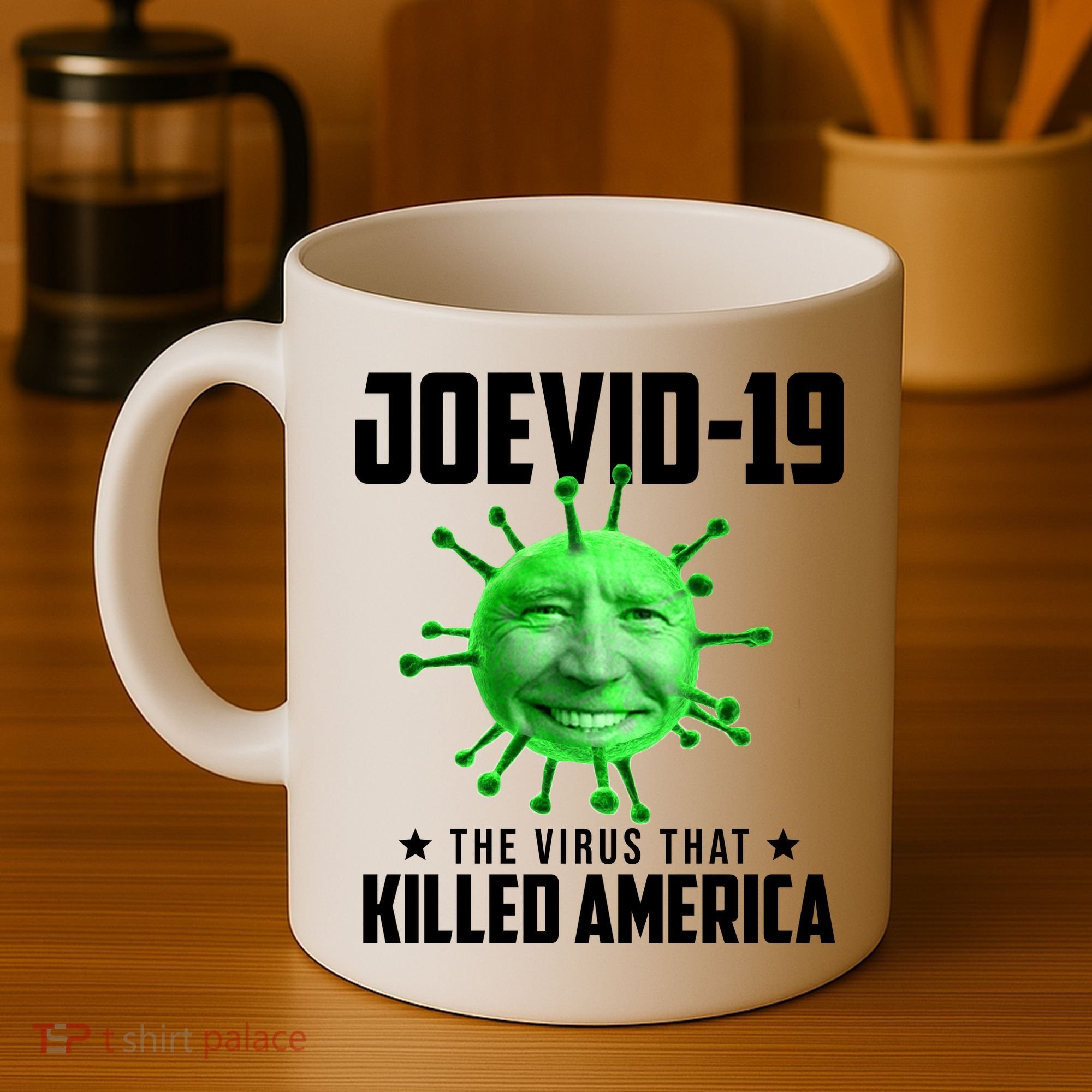 Joevid 19 The Virus That Killed America Funny Joe Biden Coffee Mug
