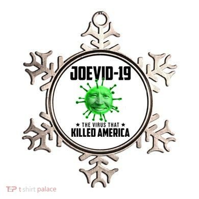 Joevid 19 The Virus That Killed America Funny Joe Biden Ornament