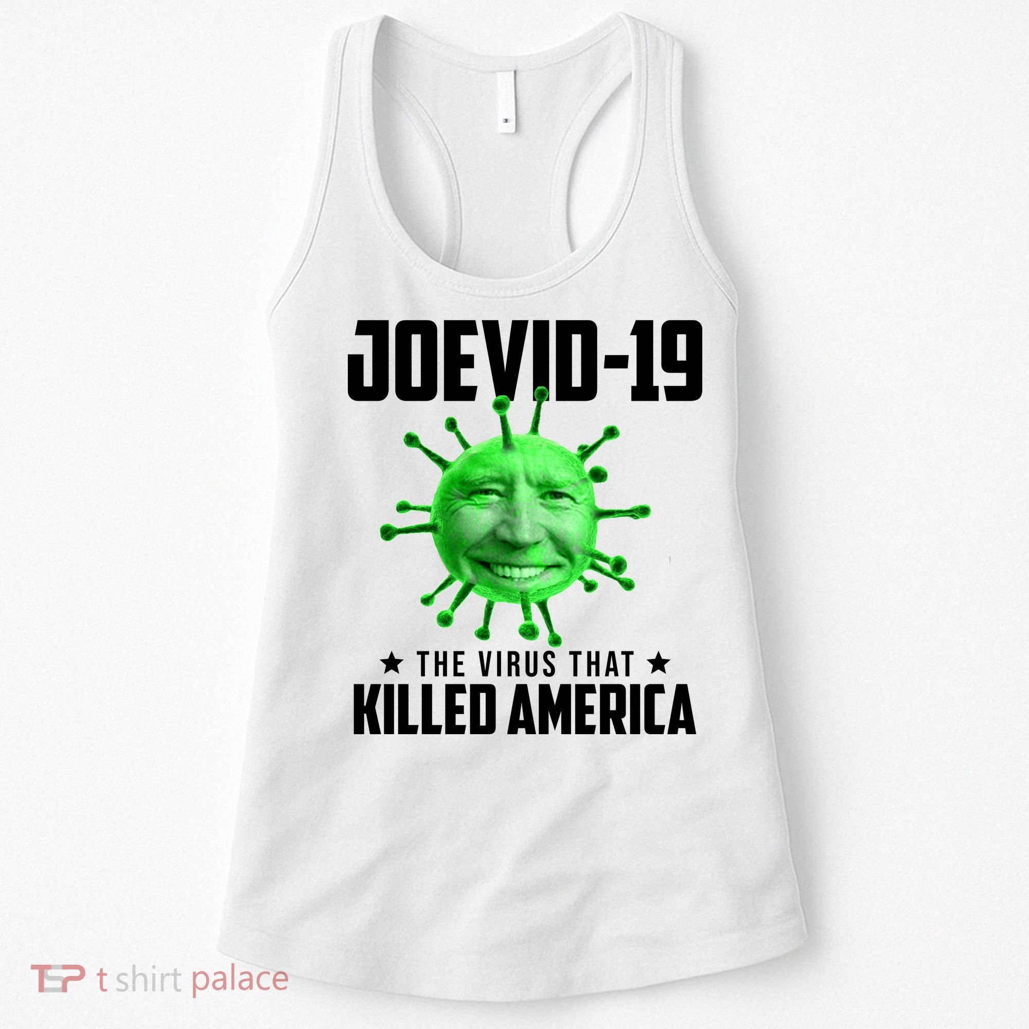 Joevid 19 The Virus That Killed America Funny Joe Biden Women's Tank Top