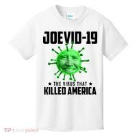 Joevid 19 The Virus That Killed America Funny Joe Biden Kids T-Shirt thumb 0