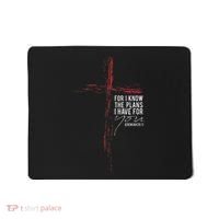 Jeremiah 2911 Christian Religious Faith Verse Cross Graphic Mousepad thumb 0