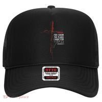 Jeremiah 2911 Christian Religious Faith Verse Cross Graphic Hat thumb 0