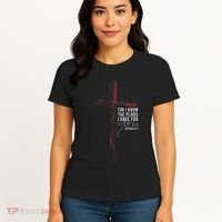 Jeremiah 2911 Christian Religious Faith Verse Cross Graphic Women's T-Shirt thumb 4
