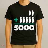 Jesus 2 Fishes 5 Breads 5000 Fed T-Shirt thumb 3