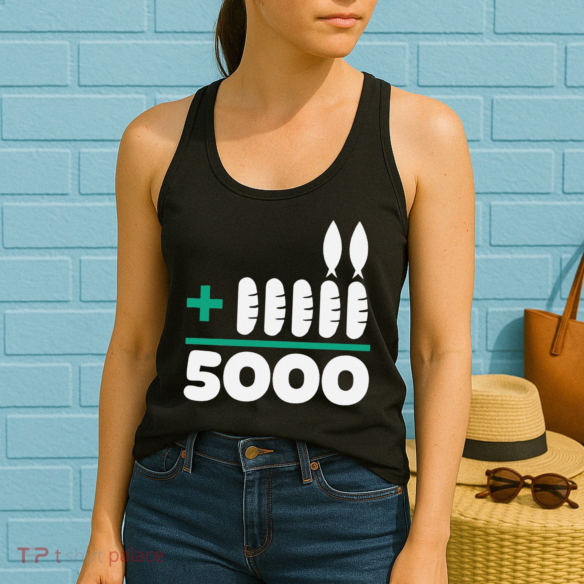 Jesus 2 Fishes 5 Breads 5000 Fed Women's Tank Top