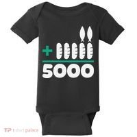Jesus 2 Fishes 5 Breads 5000 Fed Baby Bodysuit thumb 0