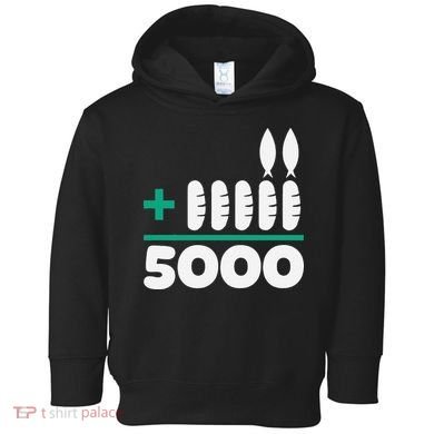 Jesus 2 Fishes 5 Breads 5000 Fed Toddler Hoodie