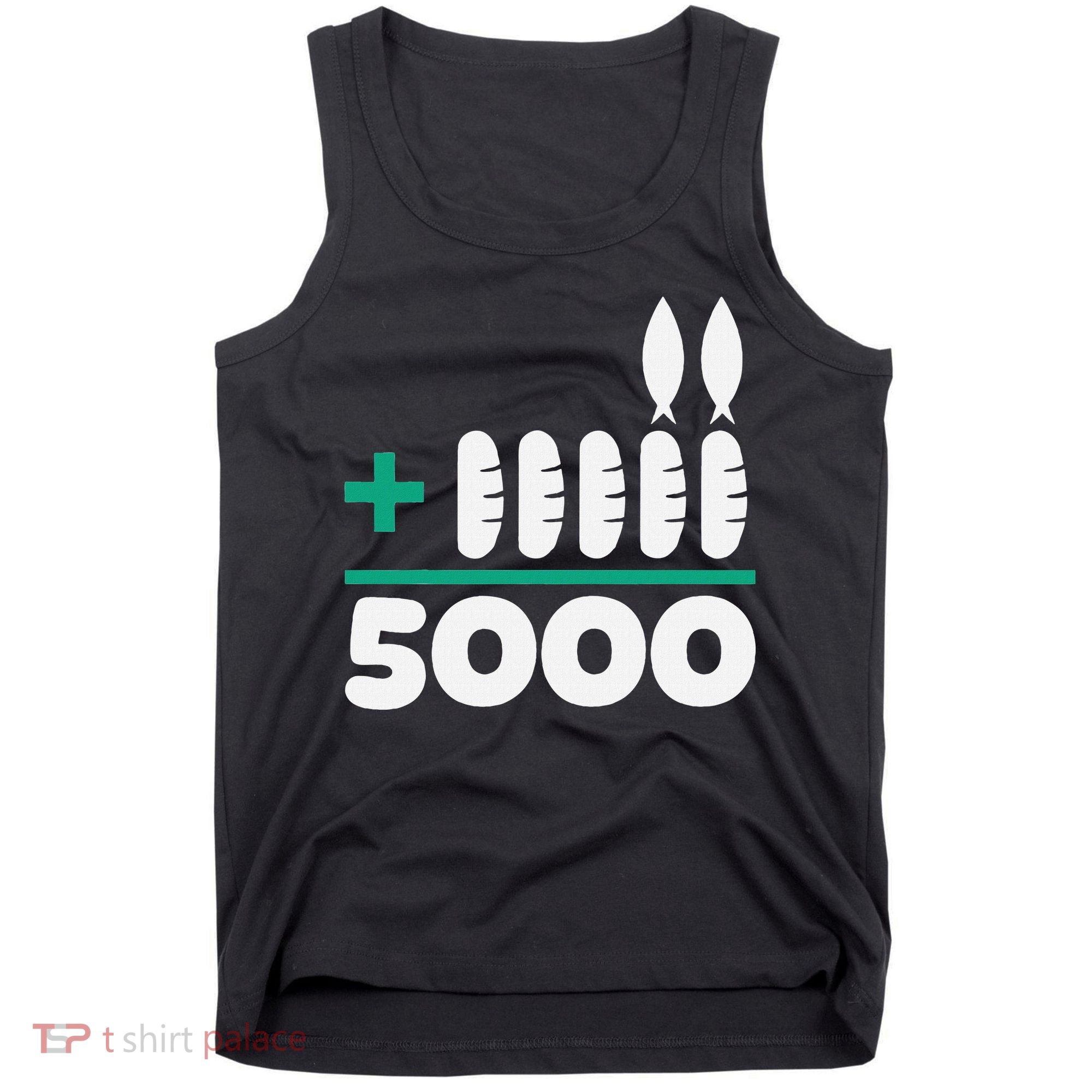 Jesus 2 Fishes 5 Breads 5000 Fed Tank Top