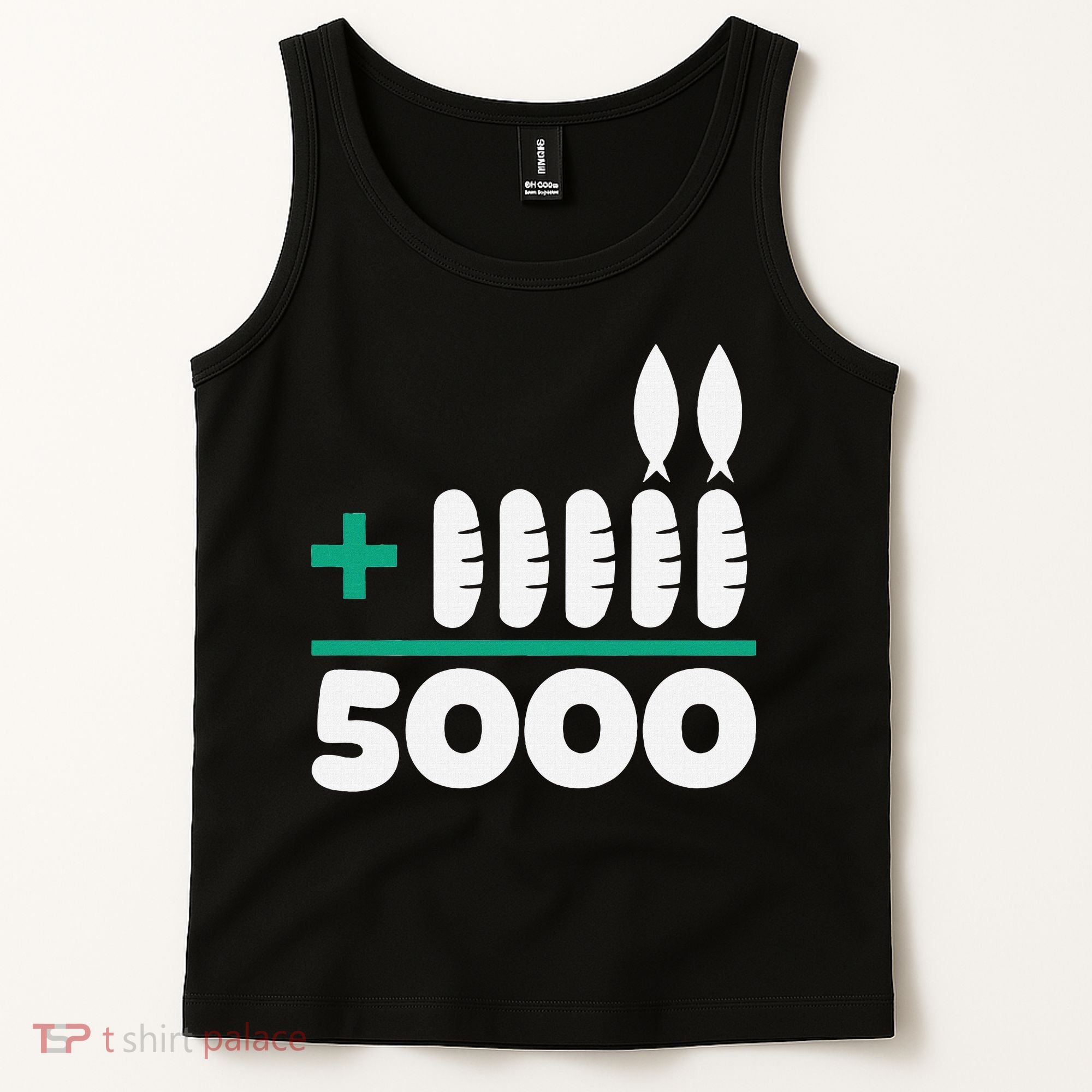 Jesus 2 Fishes 5 Breads 5000 Fed Tank Top