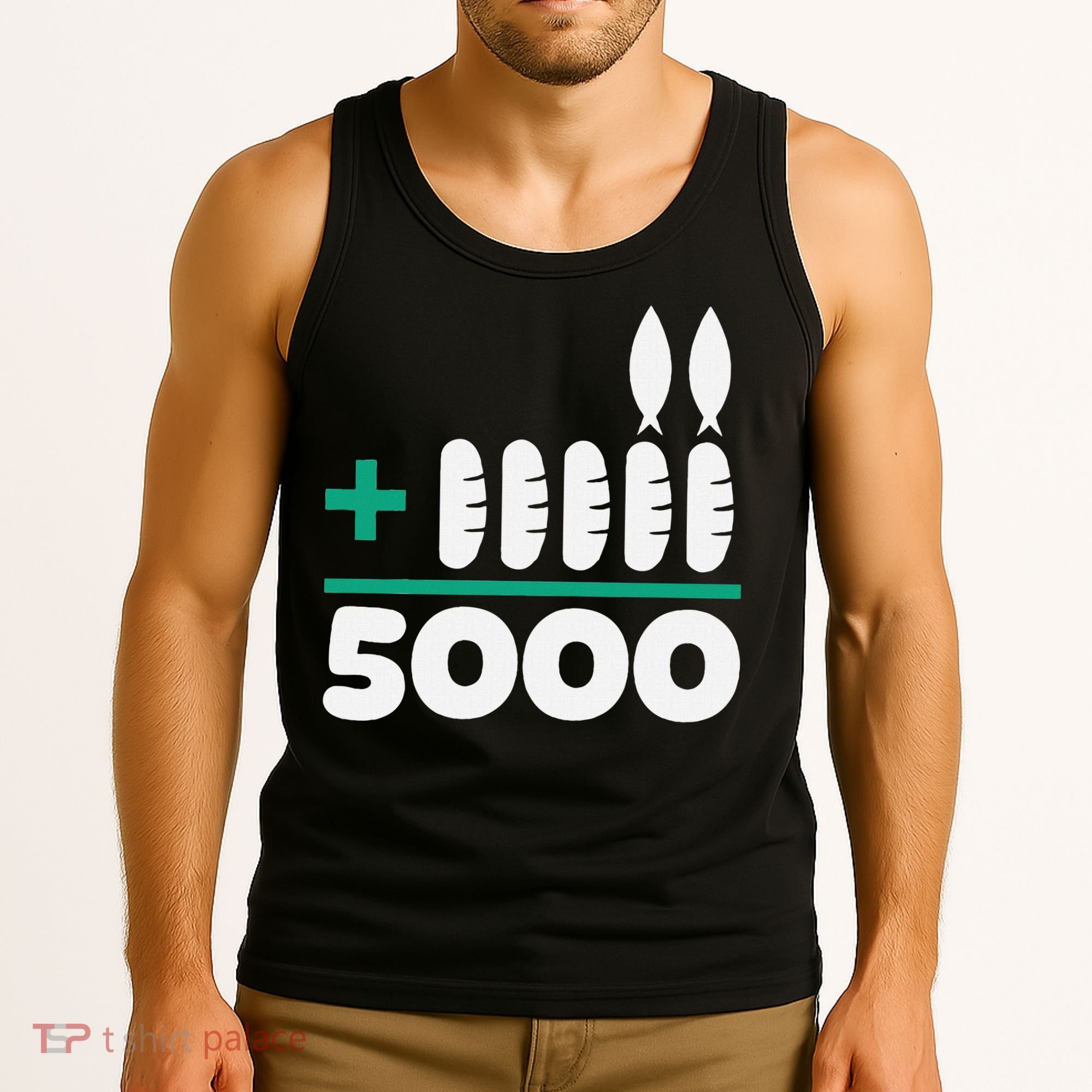 Jesus 2 Fishes 5 Breads 5000 Fed Tank Top