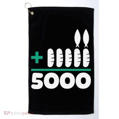 Jesus 2 Fishes 5 Breads 5000 Fed Golf Towel