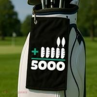 Jesus 2 Fishes 5 Breads 5000 Fed Golf Towel thumb 2