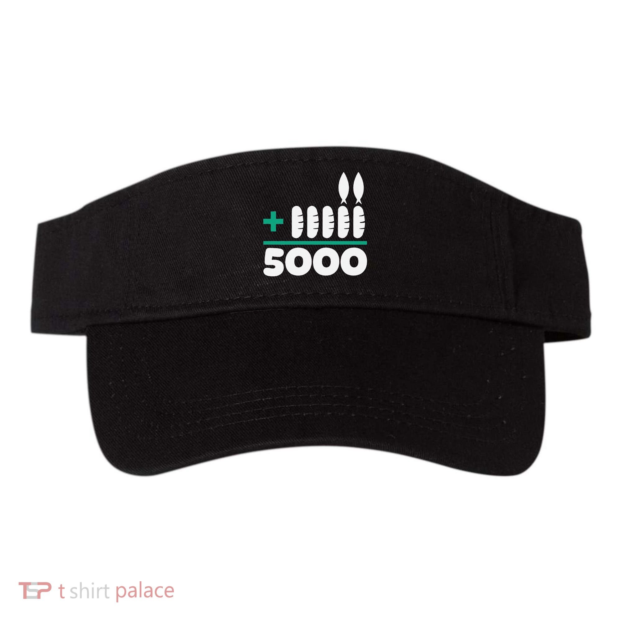 Jesus 2 Fishes 5 Breads 5000 Fed Visor