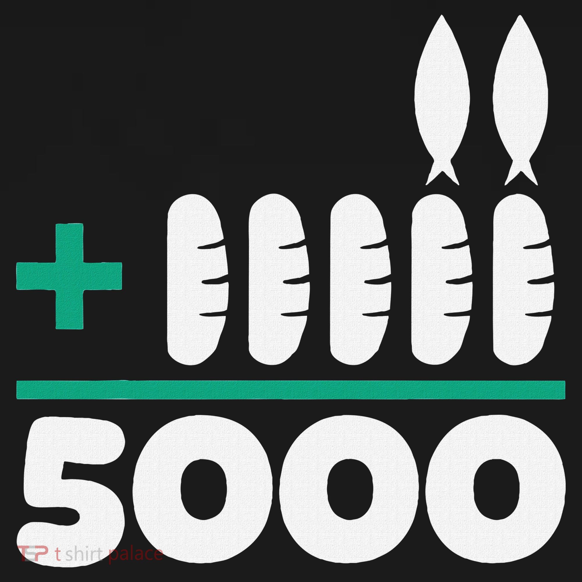 Jesus 2 Fishes 5 Breads 5000 Fed Kids Sweatshirt