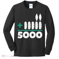 Jesus 2 Fishes 5 Breads 5000 Fed Kids Long Sleeve Shirt thumb 0