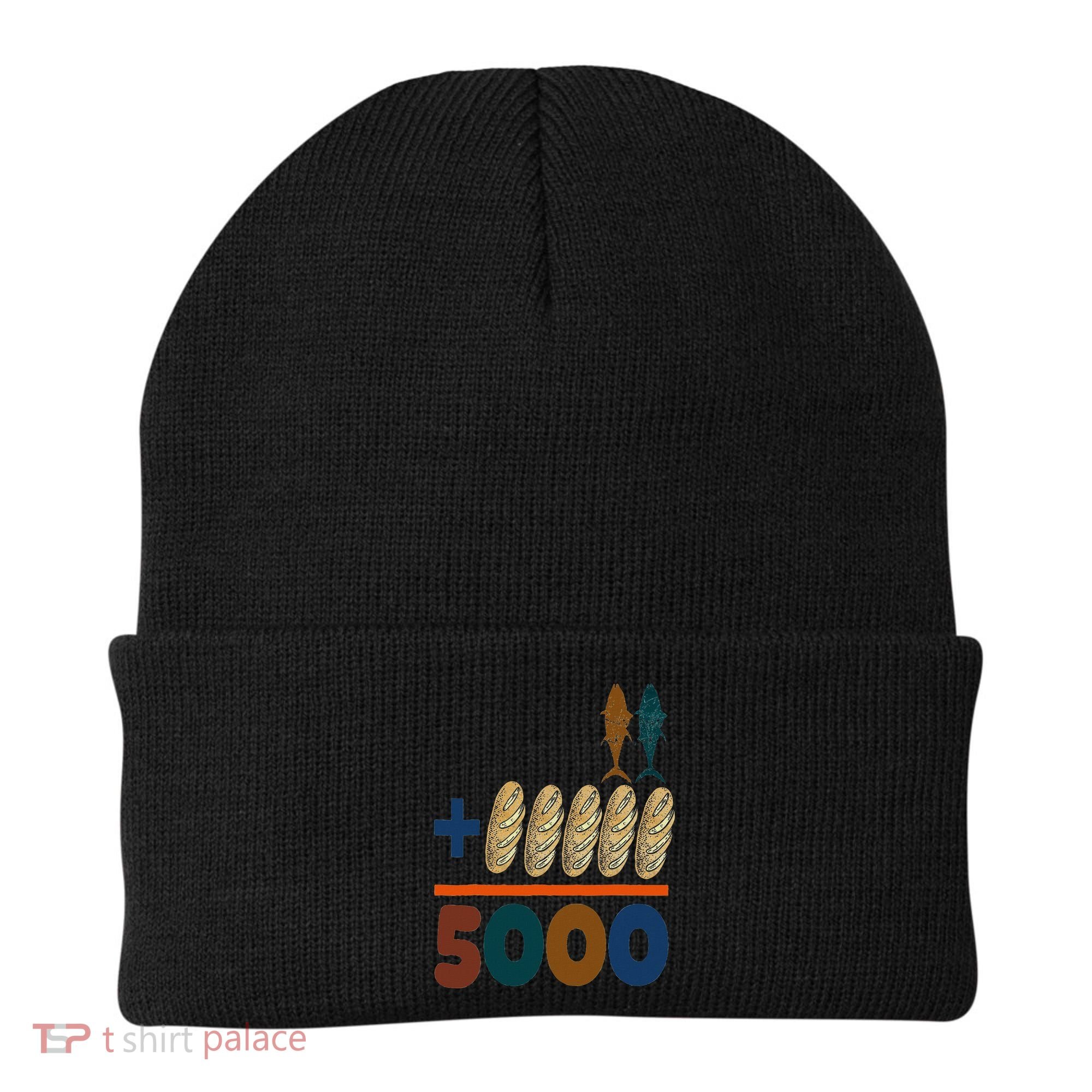 Jesus 2 Fishes 5 Breads 5000 Fed Beanie