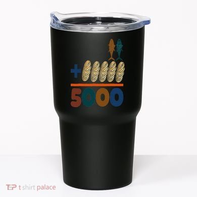 Jesus 2 Fishes 5 Breads 5000 Fed Tumbler