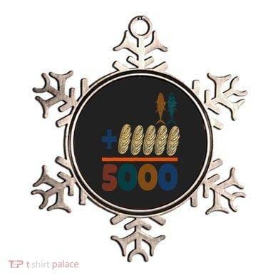 Jesus 2 Fishes 5 Breads 5000 Fed Ornament