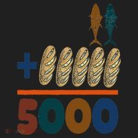 Jesus 2 Fishes 5 Breads 5000 Fed Hat thumb 2
