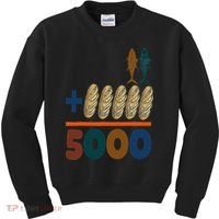 Jesus 2 Fishes 5 Breads 5000 Fed Kids Sweatshirt thumb 0