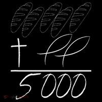 Jesus 2 Fishes 5 Breads 5000 Chosen Against The Current Coffee Mug thumb 5