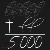 Jesus 2 Fishes 5 Breads 5000 Chosen Against The Current Ornament thumb 1