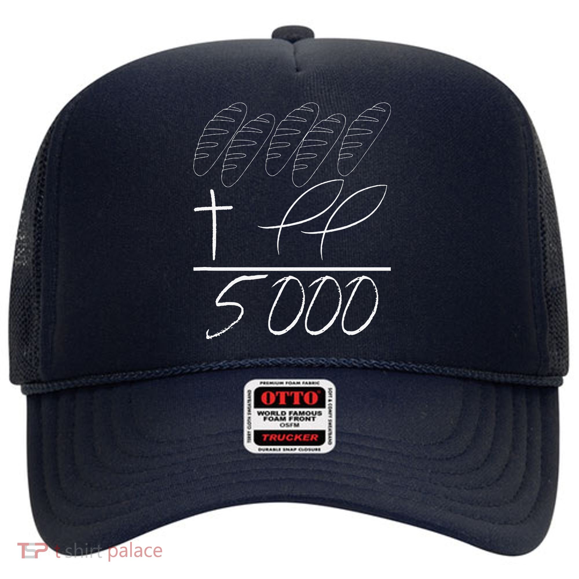 Jesus 2 Fishes 5 Breads 5000 Chosen Against The Current Hat