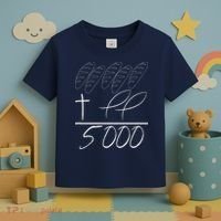 Jesus 2 Fishes 5 Breads 5000 Chosen Against The Current Toddler T-Shirt thumb 3