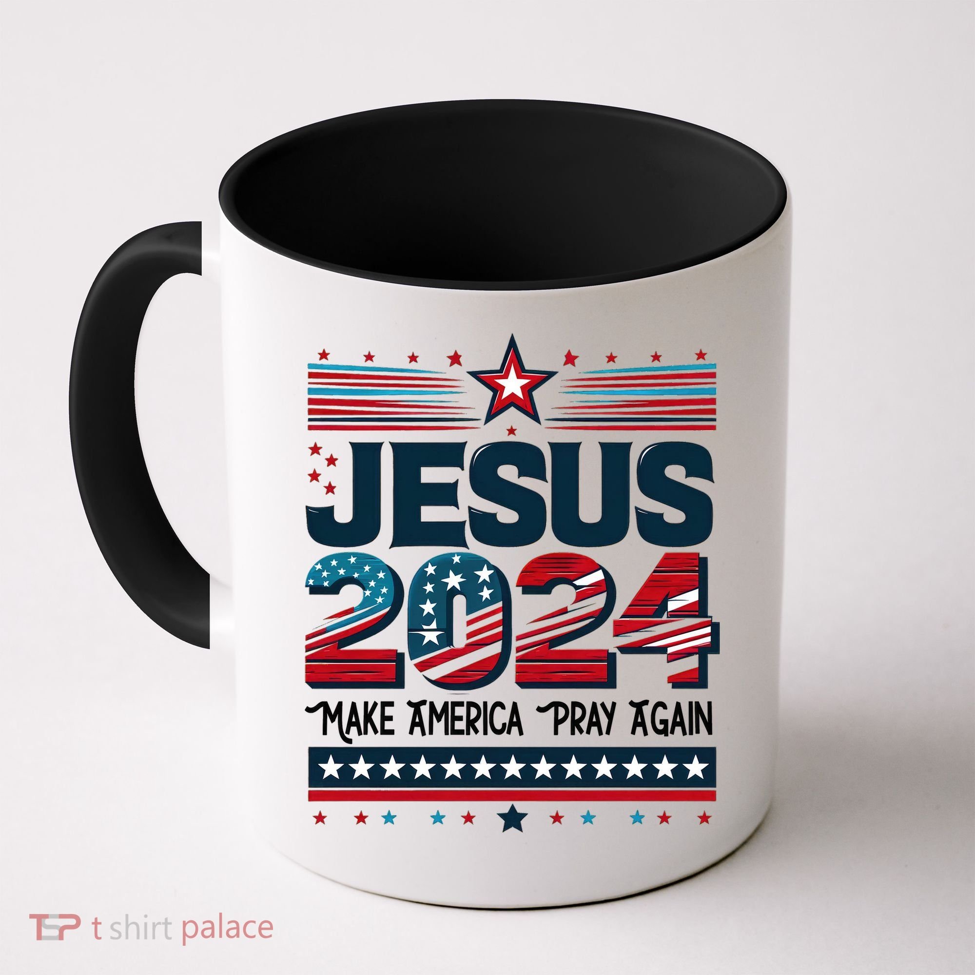 Jesus 2024 Make America Pray Again Coffee Mug