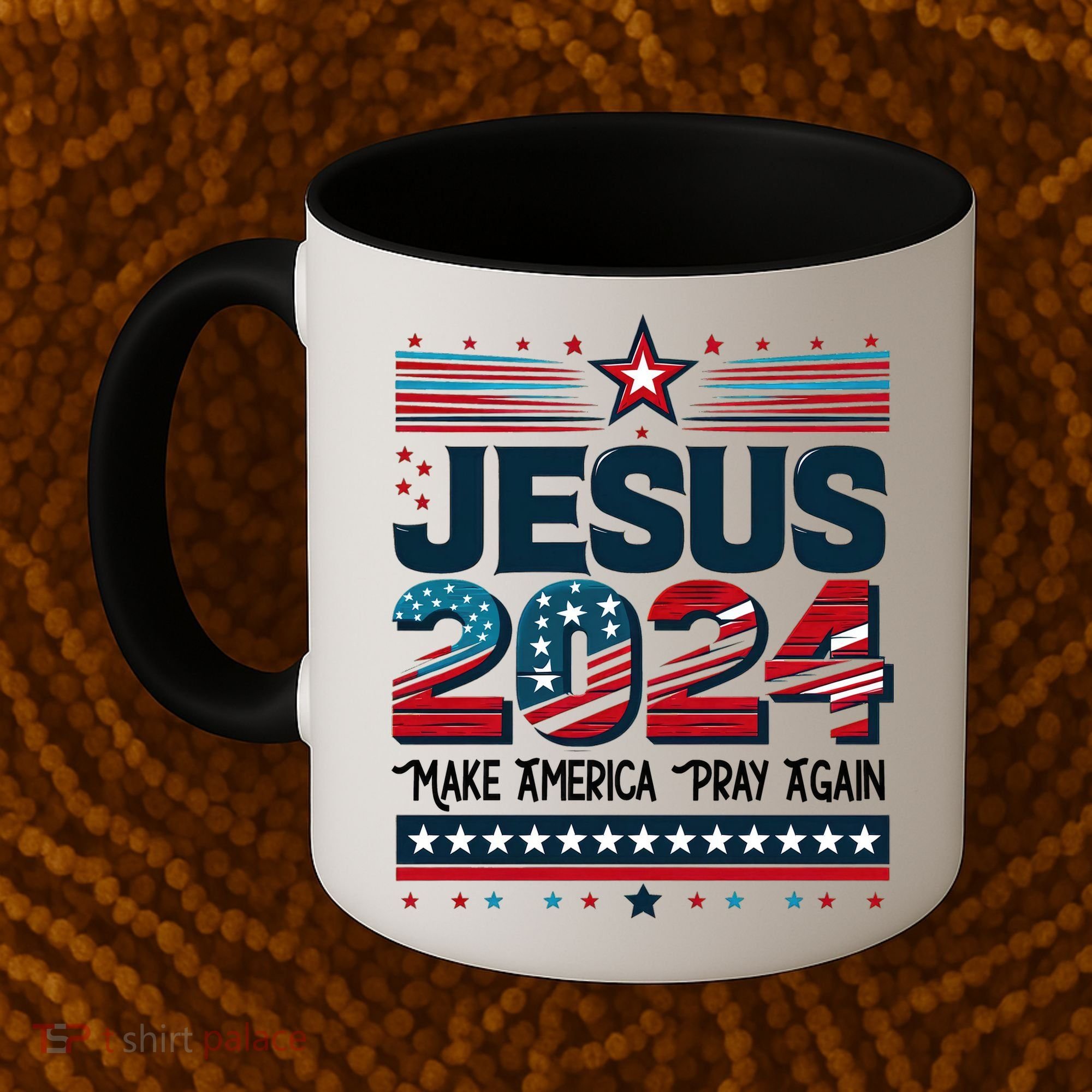 Jesus 2024 Make America Pray Again Coffee Mug