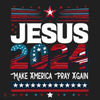 Jesus 2024 Make America Pray Again Tumbler thumb 3