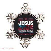 Jesus 2024 Make America Pray Again Ornament thumb 0